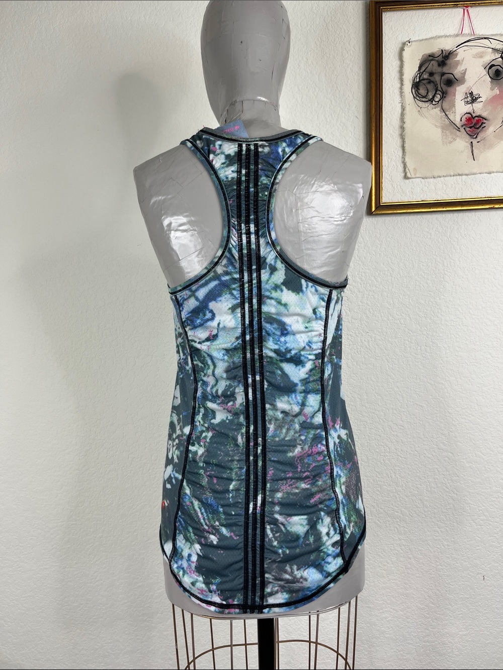 VIMMIA Poise Solstice Watercolor Tank Racerback Perforated